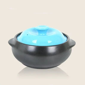 Cravinc 0.5L Ceramic Korean Yellow Casserole Pot for Small Saucepan Cooking