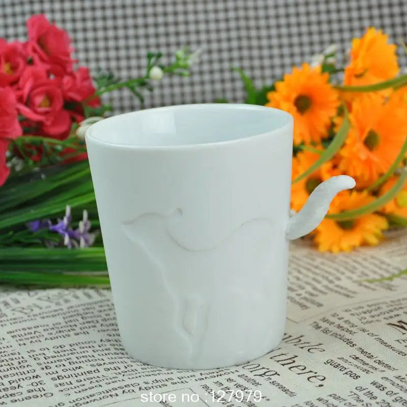 Ceramic Animal Trade Coffee Mug - Custom Embossed by Cravinc