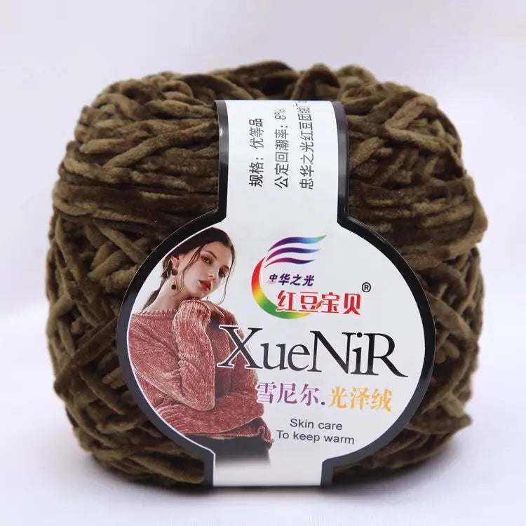 Cravinc 100g Chenille Gold Velvet Wool Ball Pack