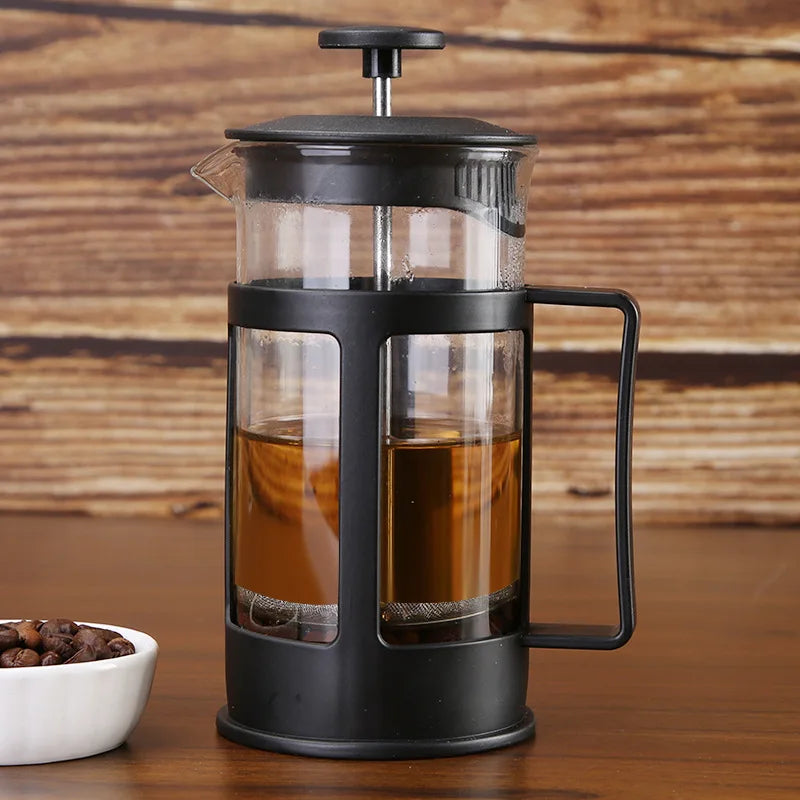 Cravinc™ Borosilicate Glass French Press (20oz)