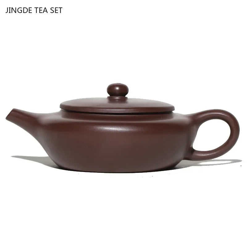 Cravinc 160ML Yixing Purple Clay Teapot: Fine Raw Mineral Mud Filter Pot Tea Set