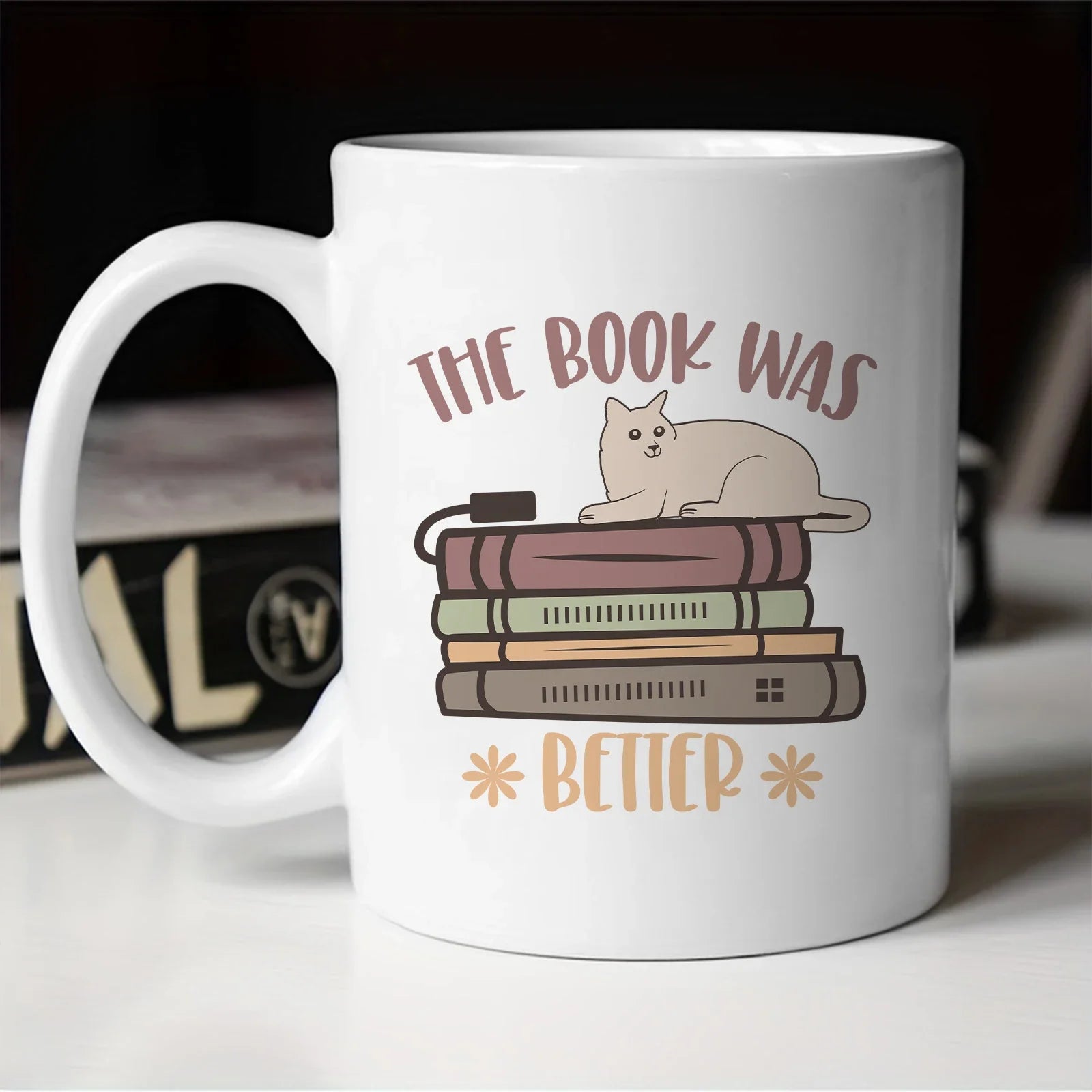 Cravinc 11oz Reading Lover Coffee Mug