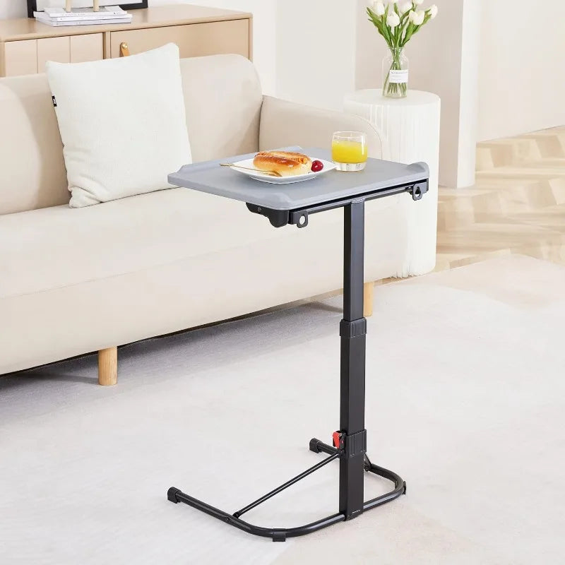 Adjustable TV Tray Table by Cravinc: Foldable, Wall Mountable, Ideal for Eating and Laptops