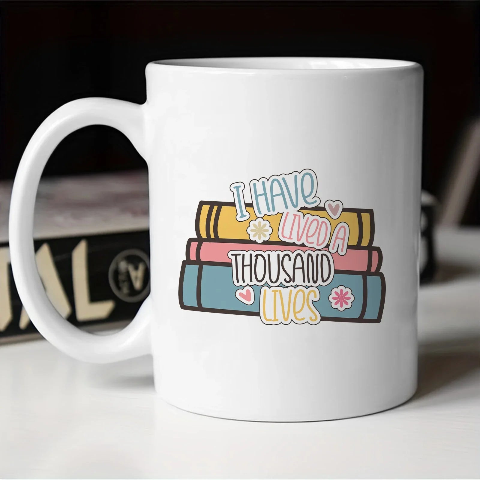 Cravinc 11oz Reading Lover Coffee Mug