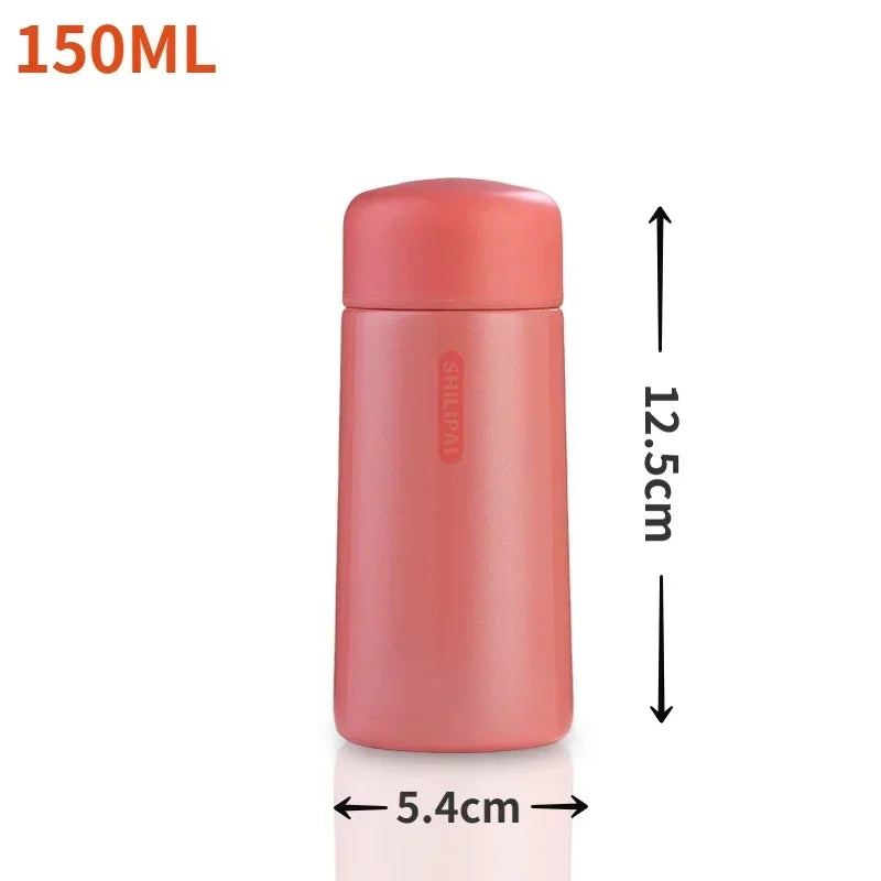 Cravinc 150ml Stainless Steel Thermos Cup Portable Leak-proof Mini Water Bottle