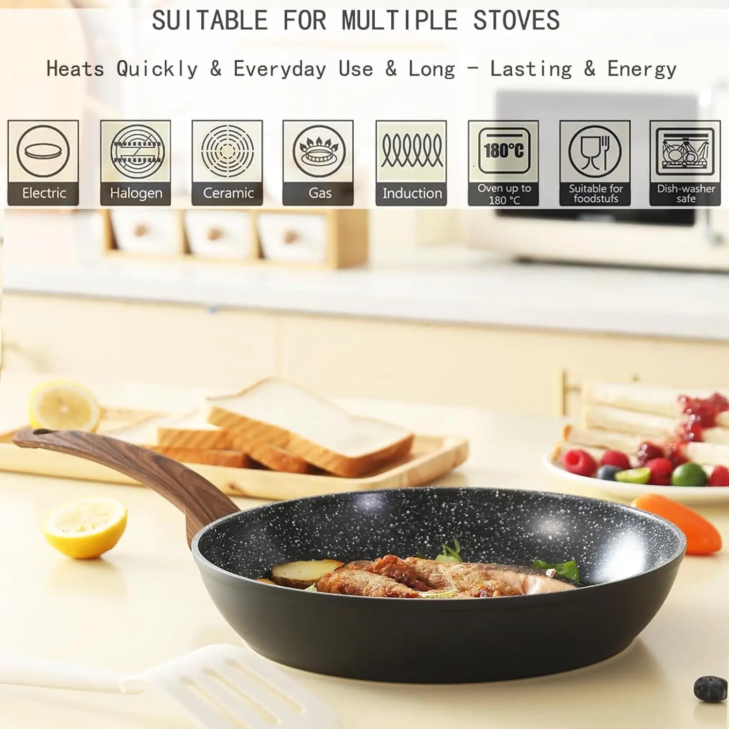 Cravinc™ Ceramic Non-Stick Pots and Pans Set