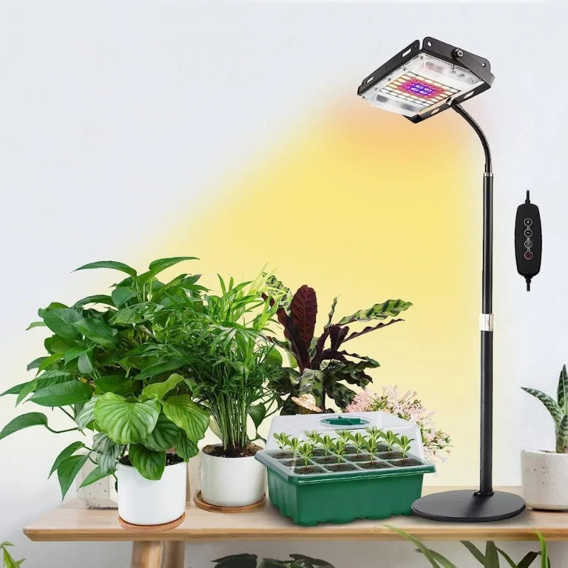 Cravinc 144 LED Full Spectrum Grow Light for Indoor Plants