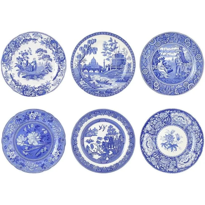 Cravinc 10.5-Inch Earthenware Plates Set for Dinner, Salad, Pasta, and Appetizer.