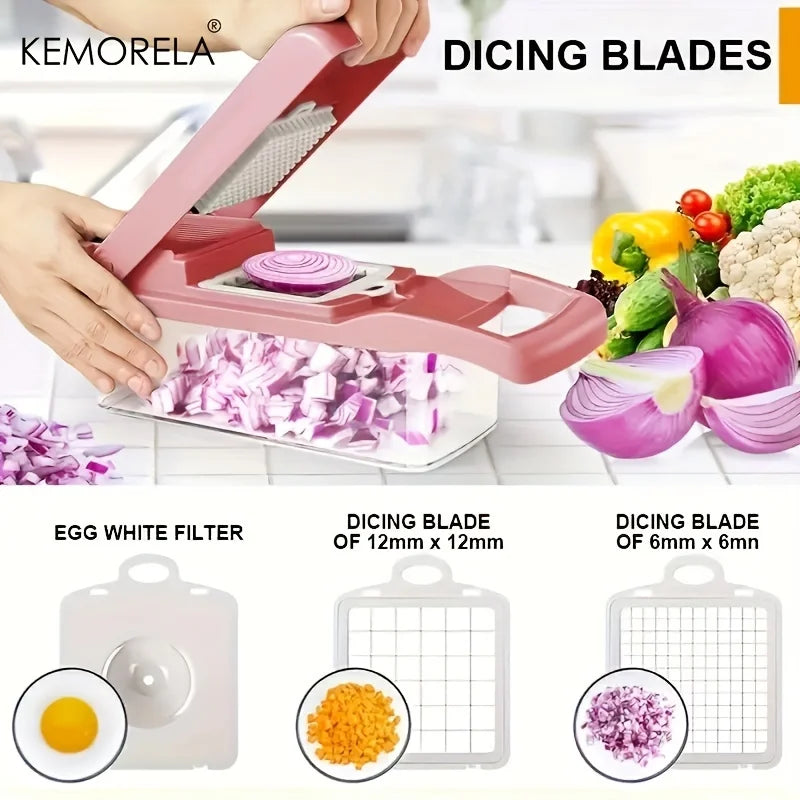 Cravinc 16-in-1 Vegetable Chopper & Fruit Slicer Cutter Kitchen Gadgets