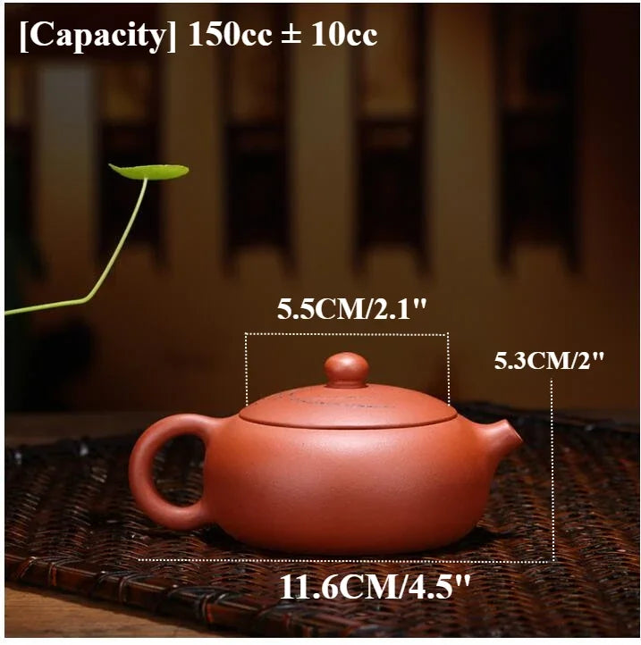 Cravinc 150ml Xishi Purple Clay Teapot Handmade Teaware Tea Ceremony Pots