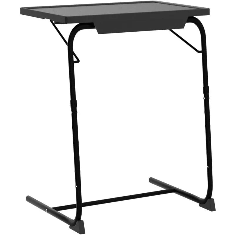 Adjustable Folding TV Tray Tables with Multiple Heights & Angles by Cravinc: Pack of 2