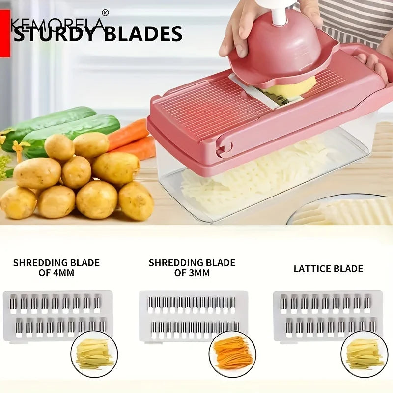 Cravinc 16-in-1 Vegetable Chopper & Fruit Slicer Cutter Kitchen Gadgets