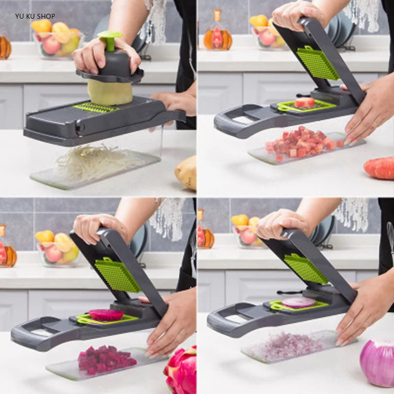 Cravinc  Vegetable Chopper Fruit Cutter Grater Slicer Dicer Gadget Kitchen Gadgets