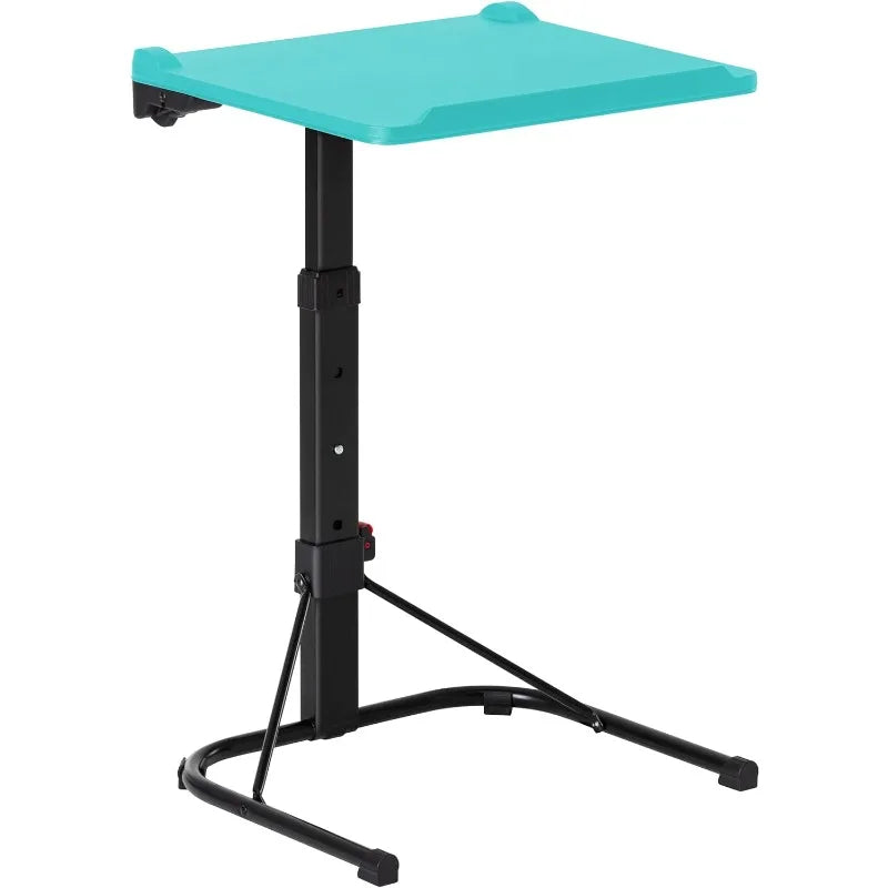 Adjustable TV Tray Table by Cravinc: Foldable, Wall Mountable, Ideal for Eating and Laptops