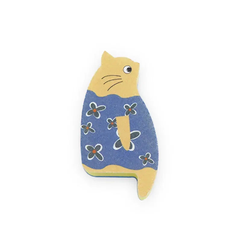 Cat Kitchen Dishwashing Sponge by Cravinc: Cute Cartoon Cleaning Cloth & Kitchen Supply