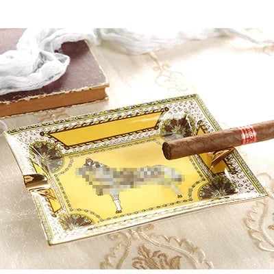 Ceramic Cigar Ashtray by Cravinc: Luxury Modern Design, Perfect Gift for Boyfriend