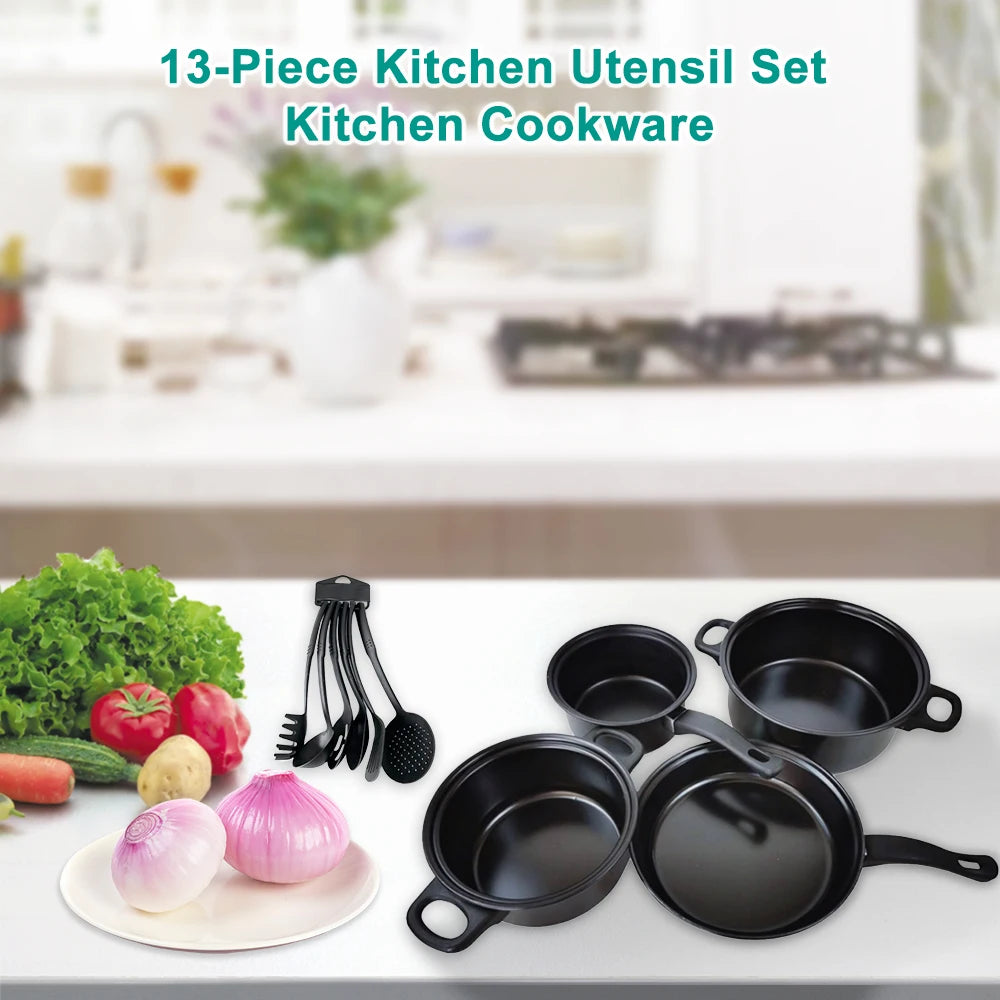 Cravinc™ 13-Piece Non-Stick Cookware Set