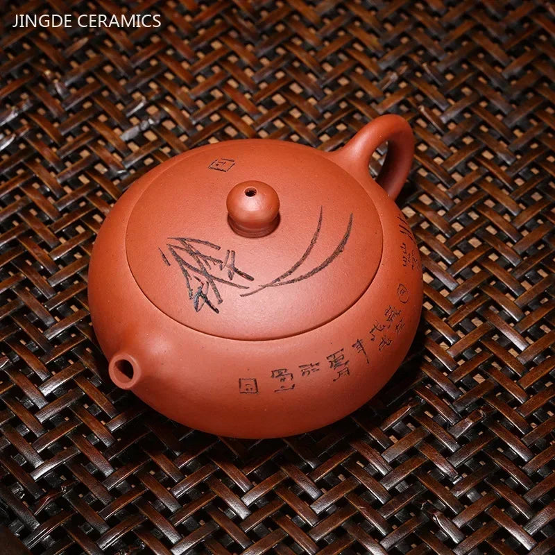 Cravinc 150ml Xishi Purple Clay Teapot Handmade Teaware Tea Ceremony Pots