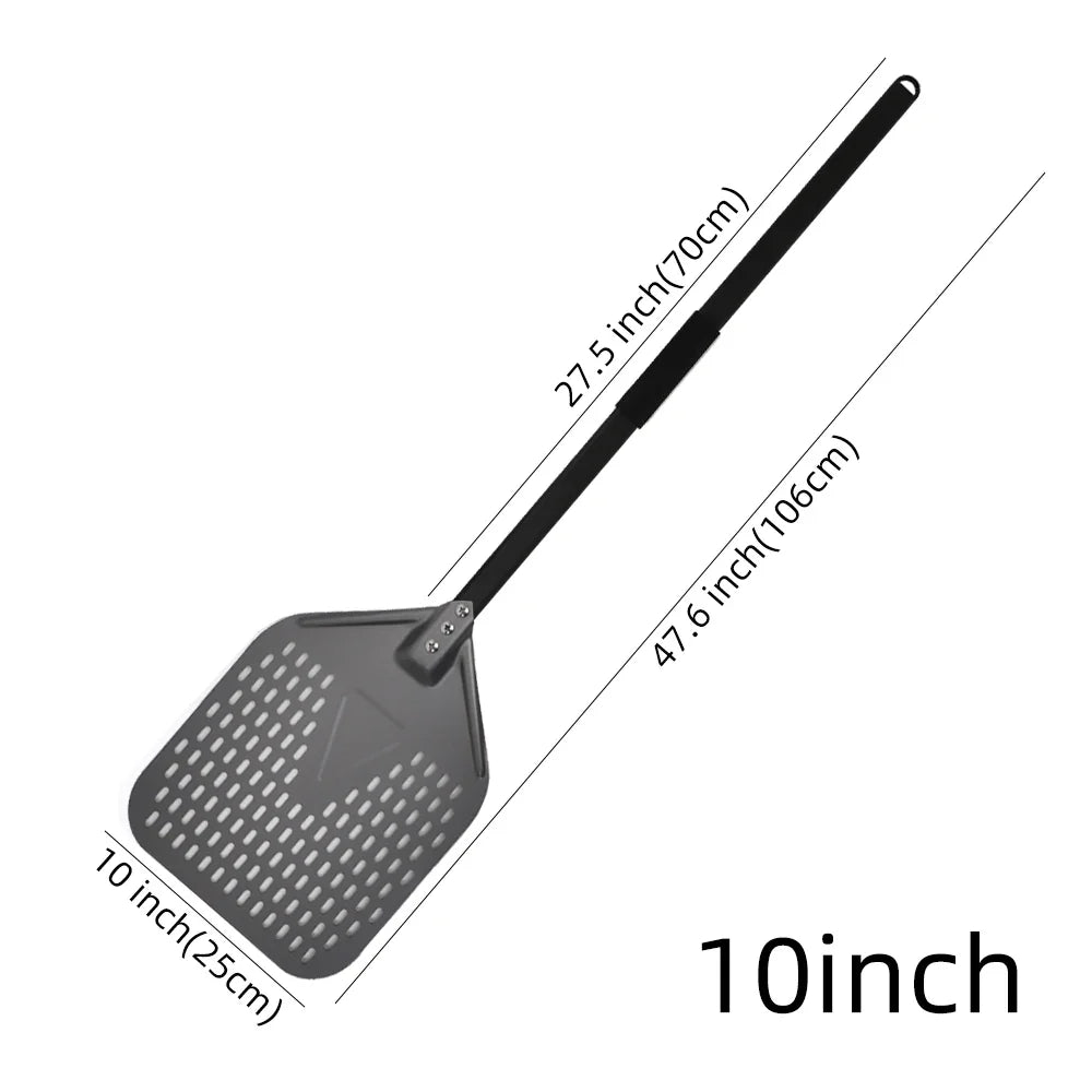 Cravinc 10-16 inch Nonstick Pizza Perforated Shovel Paddle Turning Peel Kitchen Tools