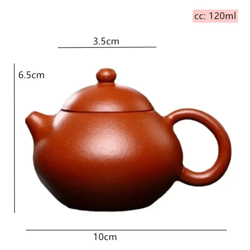 Cravinc 120ml Yixing Purple Clay Tea Pot Handmade Beauty Kettle Tea Ceremony