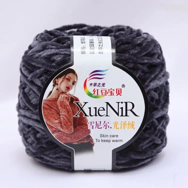 Cravinc 100g Chenille Gold Velvet Wool Ball Pack