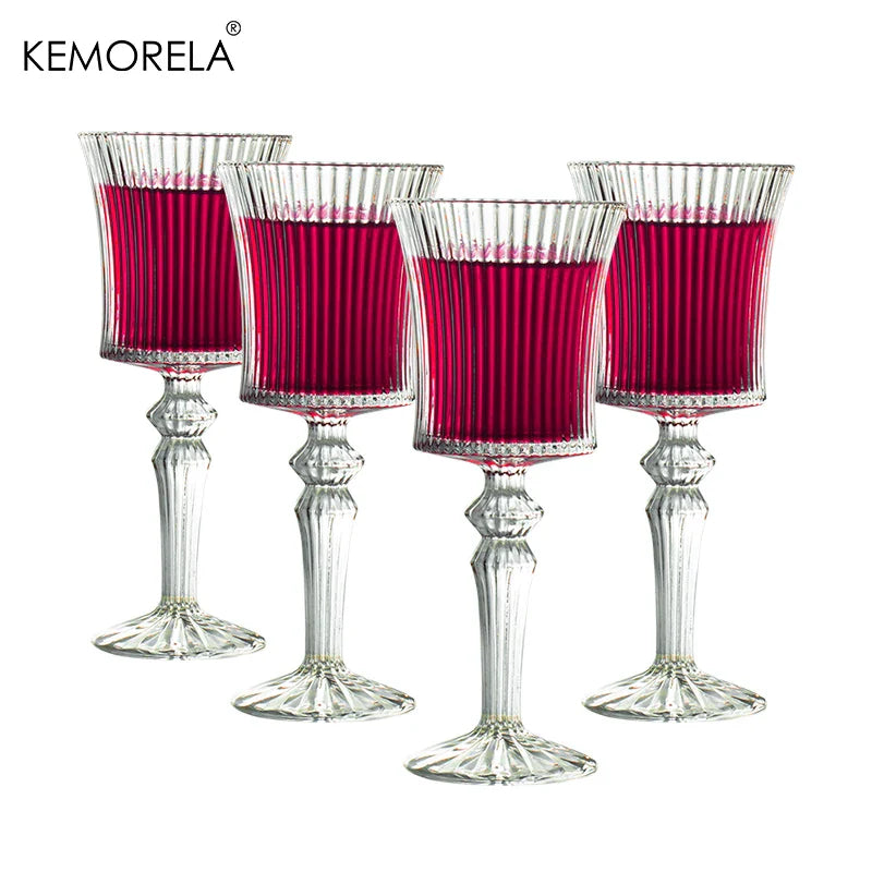 Cravinc 150ML Transparent Cocktail Goblet Wine Glass for Parties and Bars