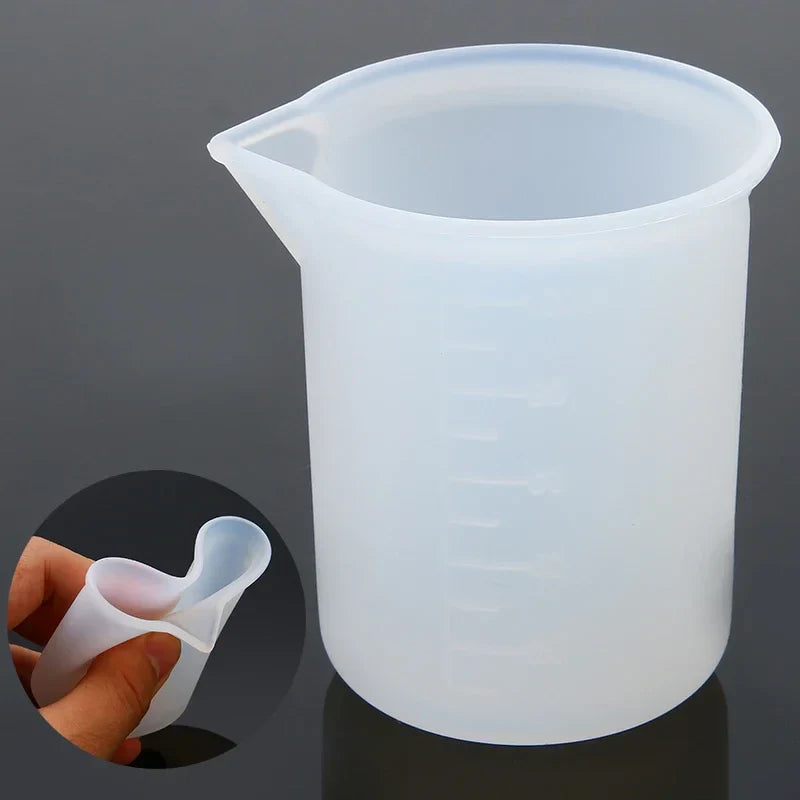 Cravinc 100ml Silicone Measuring Cup for DIY Resin, Glue, Jewelry Making