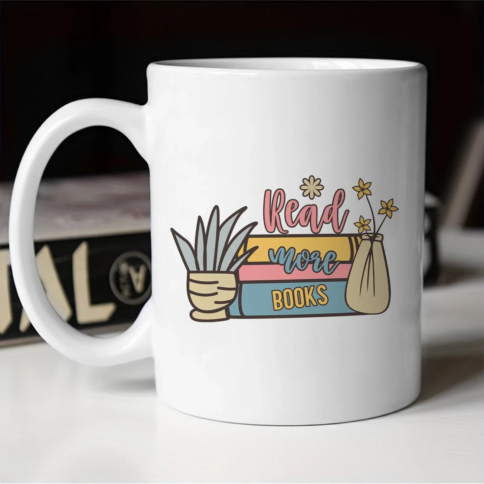 Cravinc 11oz Reading Lover Coffee Mug