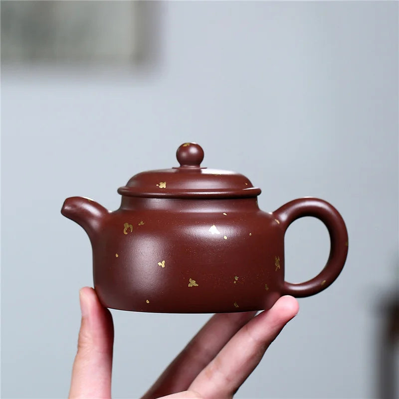 Cravinc 160ml Purple Clay Teapot: Original Handmade Zisha Tea Set