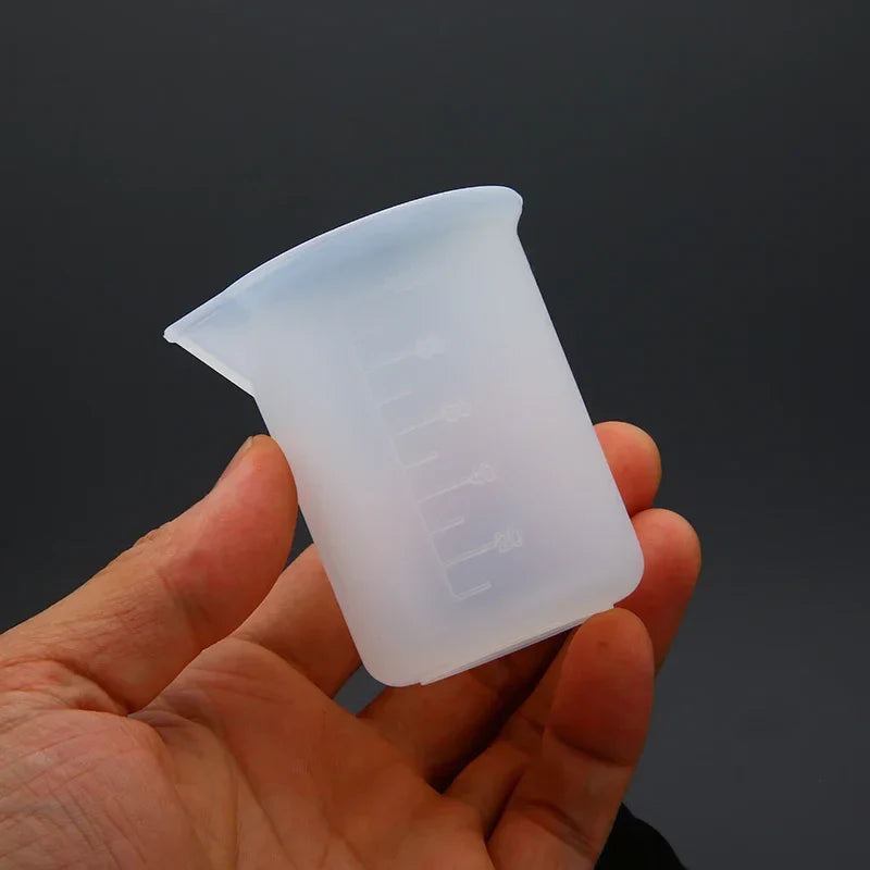 Cravinc 100ml Silicone Measuring Cup for DIY Resin, Glue, Jewelry Making