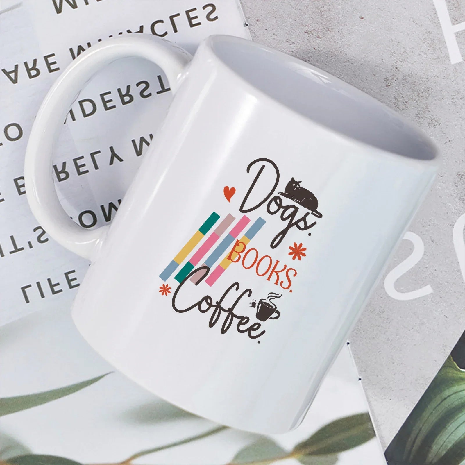 Cravinc 11oz Library Coffee Mug for Reading Lovers