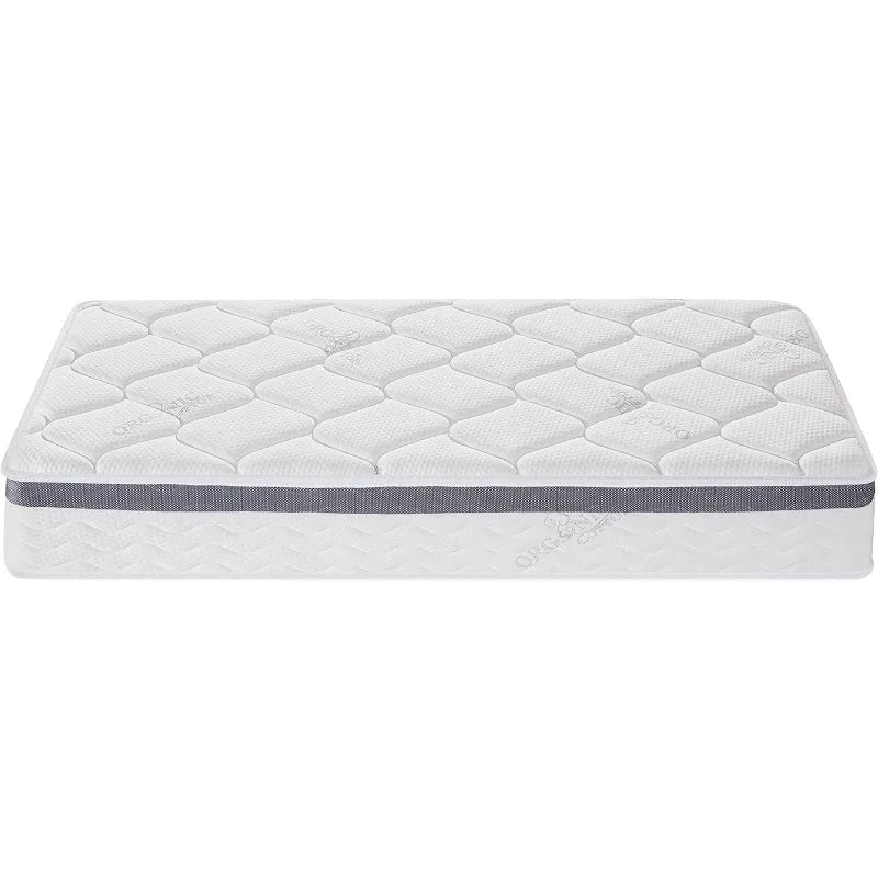 Cravinc 10 Inch Hybrid Twin Mattress with Pocketed Coil Springs - Breathable Medium Firmness