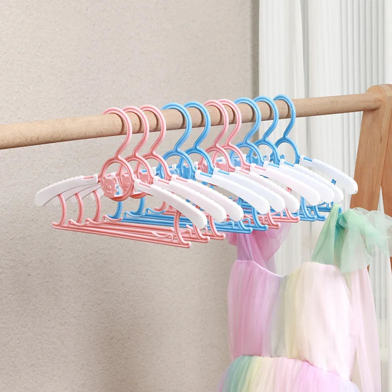 Adjustable Children's Clothes Rack by Cravinc: Non-slip Telescopic Drying Hangers