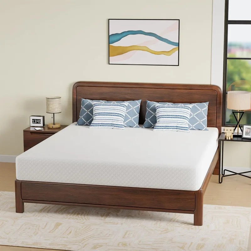 Cravinc 12-inch Gel Memory Foam Mattress: Cool Sleep & Pressure Relief, Medium Firm