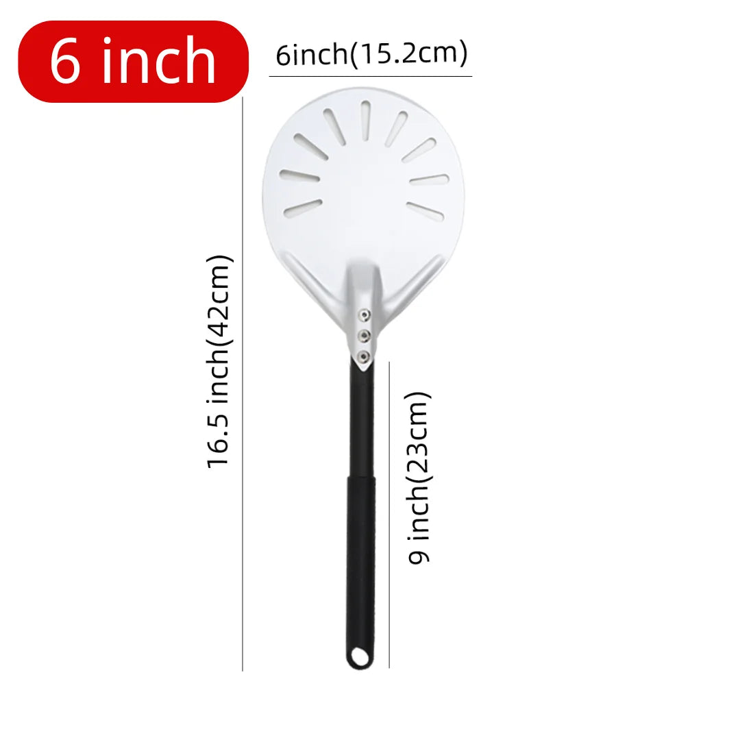 Cravinc 10-Inch Long Pizza Peel Adjustable Spatula Baking Tool Kitchen Utensil Nonstick Turner