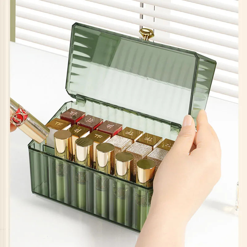 Cravinc 18-Grid Acrylic Lipstick Organizer Makeup Holder