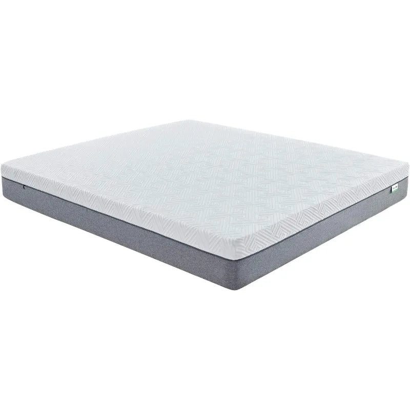 Cravinc 10-Inch Gel Memory Foam Queen Mattress for Cool & Pressure Relief, Medium Plush