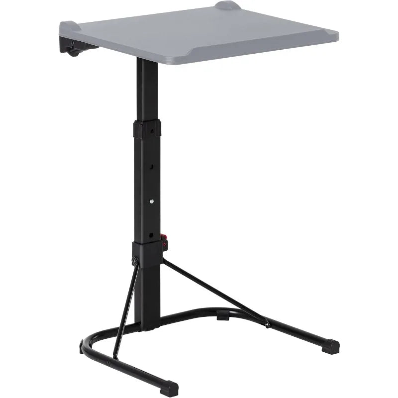 Adjustable TV Tray Table by Cravinc: Foldable, Wall Mountable, Ideal for Eating and Laptops