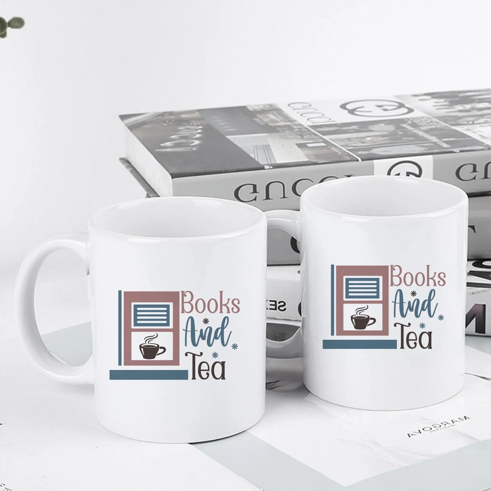 Cravinc 11oz Library Coffee Mug for Reading Lovers