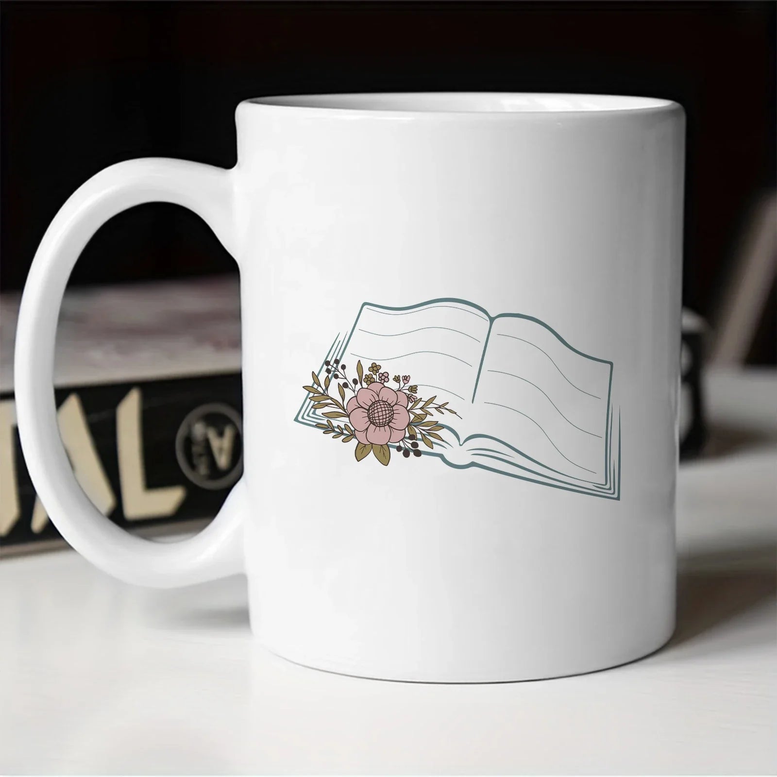 Cravinc 11oz Reading Lover Coffee Mug