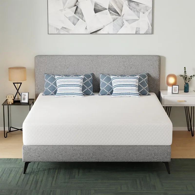 Cravinc 12-inch Gel Memory Foam Mattress: Cool Sleep & Pressure Relief, Medium Firm