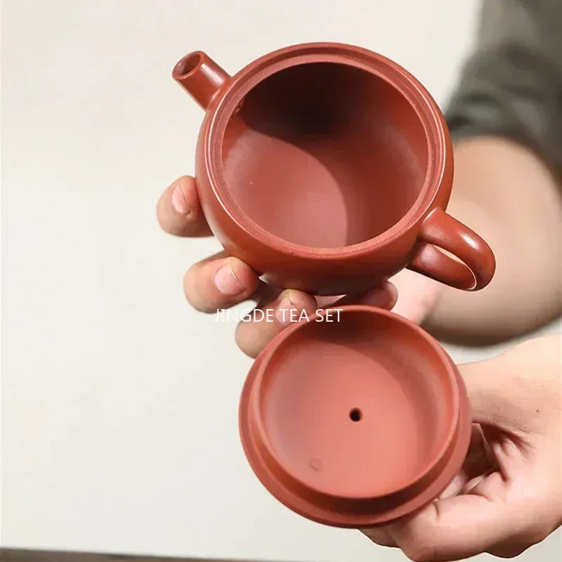 Cravinc 120ml Yixing Purple Clay Tea Pot Handmade Raw Ore Mud Kettle