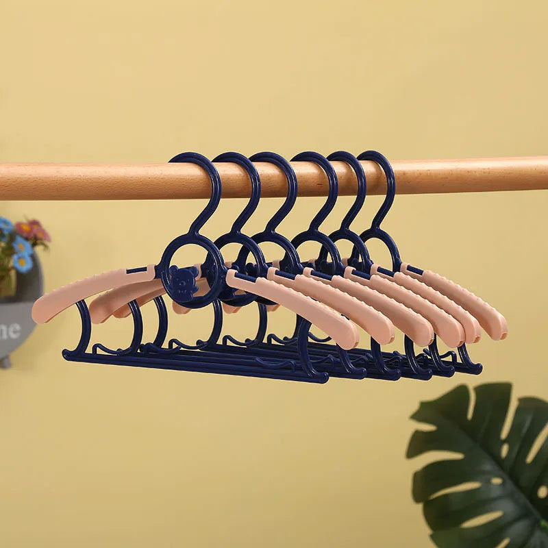 Adjustable Children's Clothes Rack by Cravinc: Non-slip Telescopic Drying Hangers