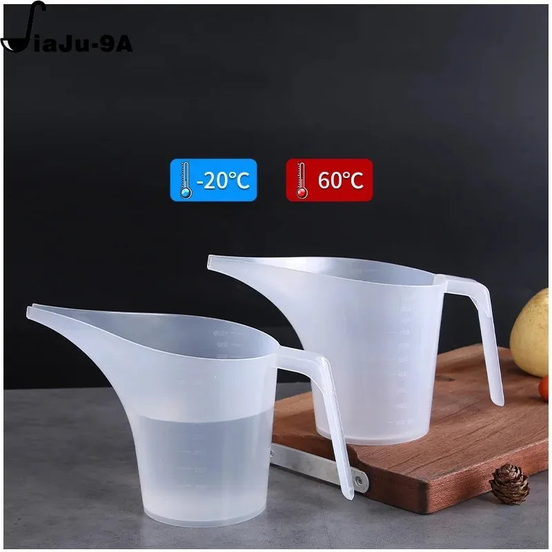 Cravinc 1000ML Graduated Funnel Jug Long Spout Measuring Cup Liquid Container