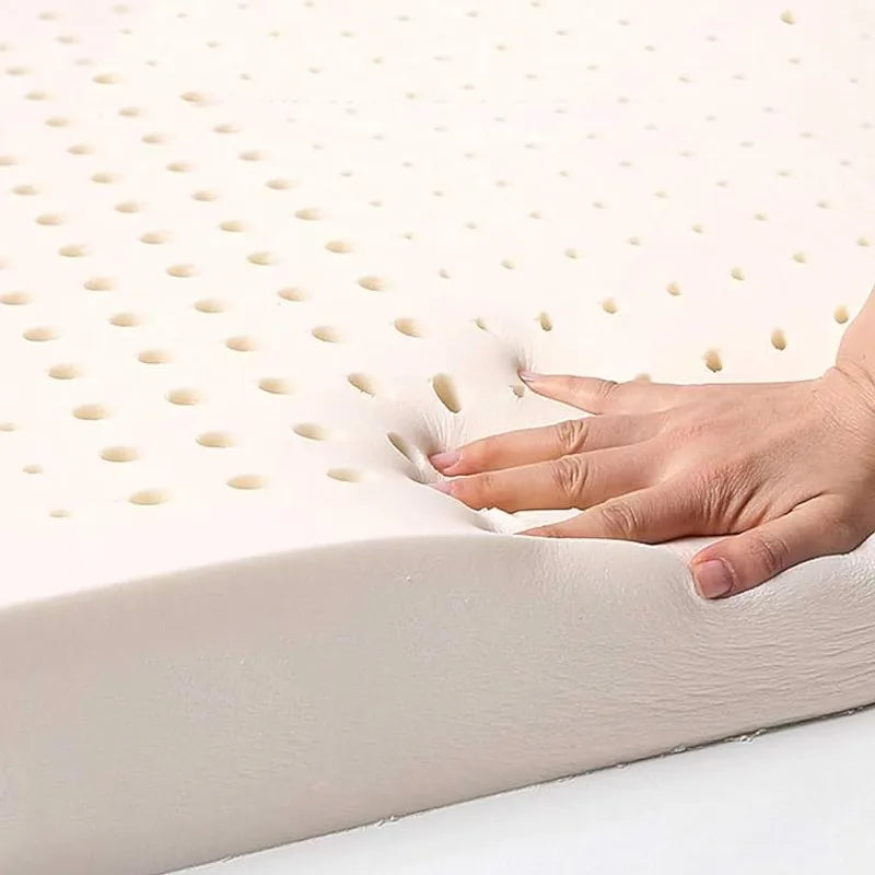 Cravinc 100% Natural Latex Mattress Topper - Medium Firmness - 3" - Queen Size