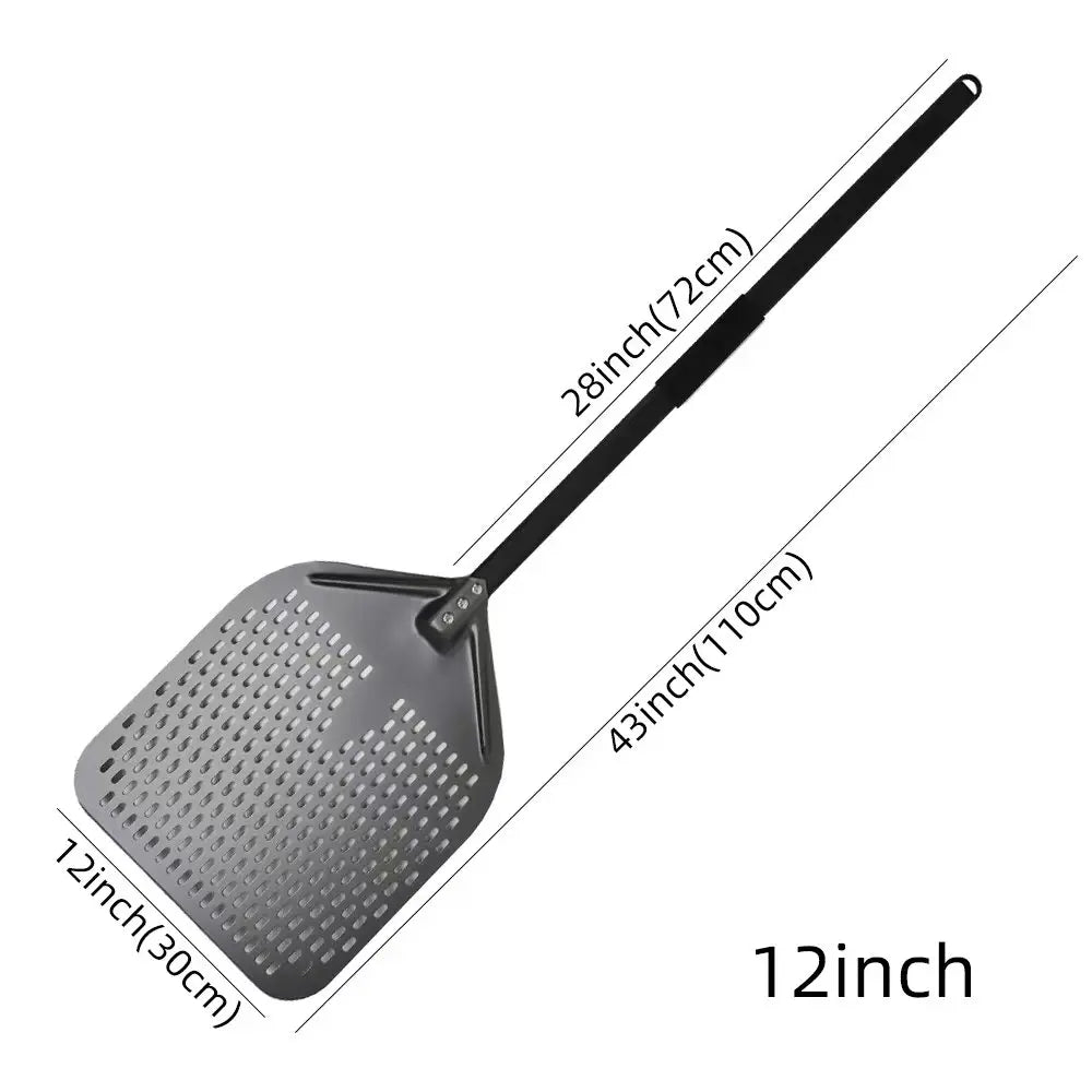 Cravinc 10-16 inch Nonstick Pizza Perforated Shovel Paddle Turning Peel Kitchen Tools