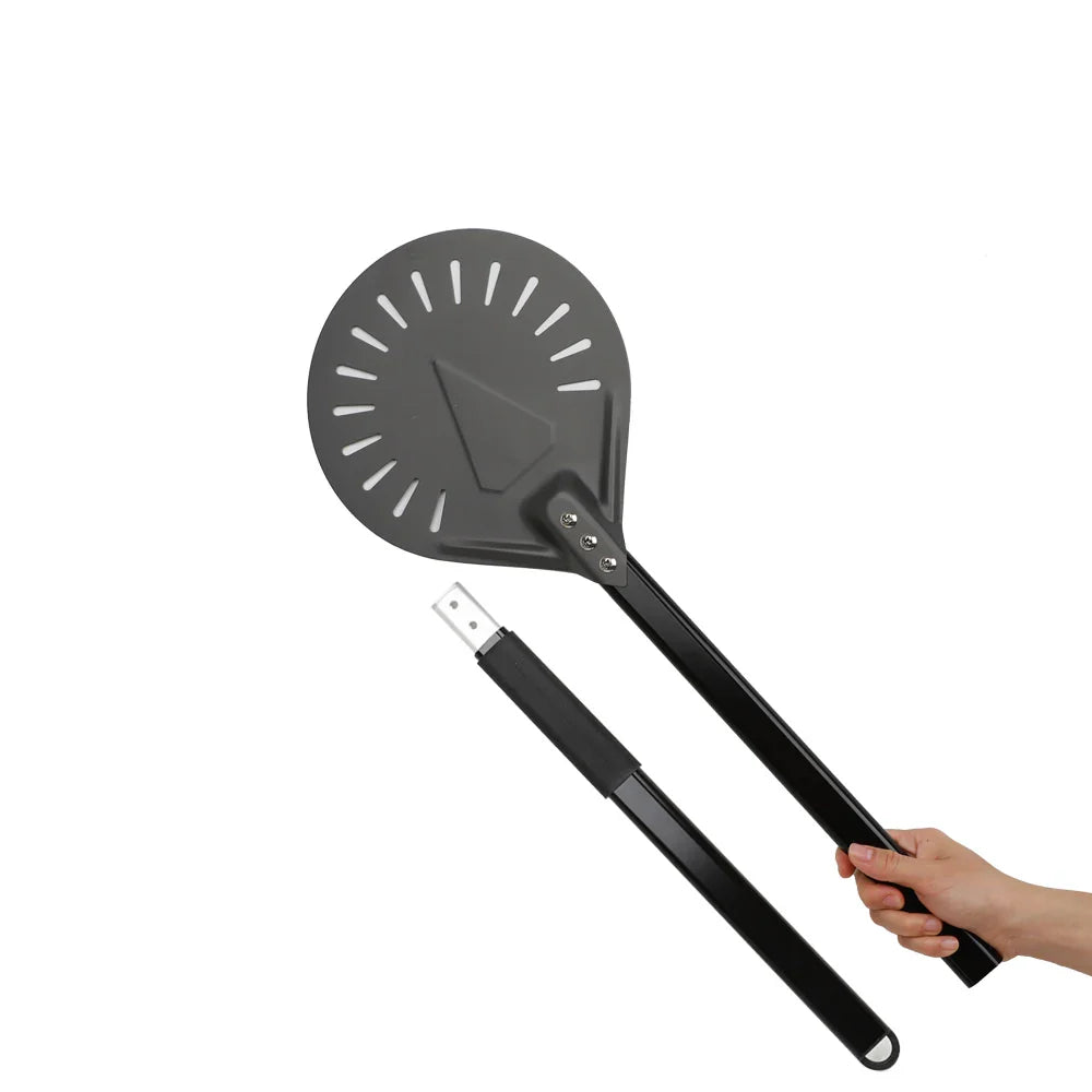 Cravinc 10-Inch Long Adjustable Pizza Peel Turner Shovel Baking Tool Nonstick Utensil