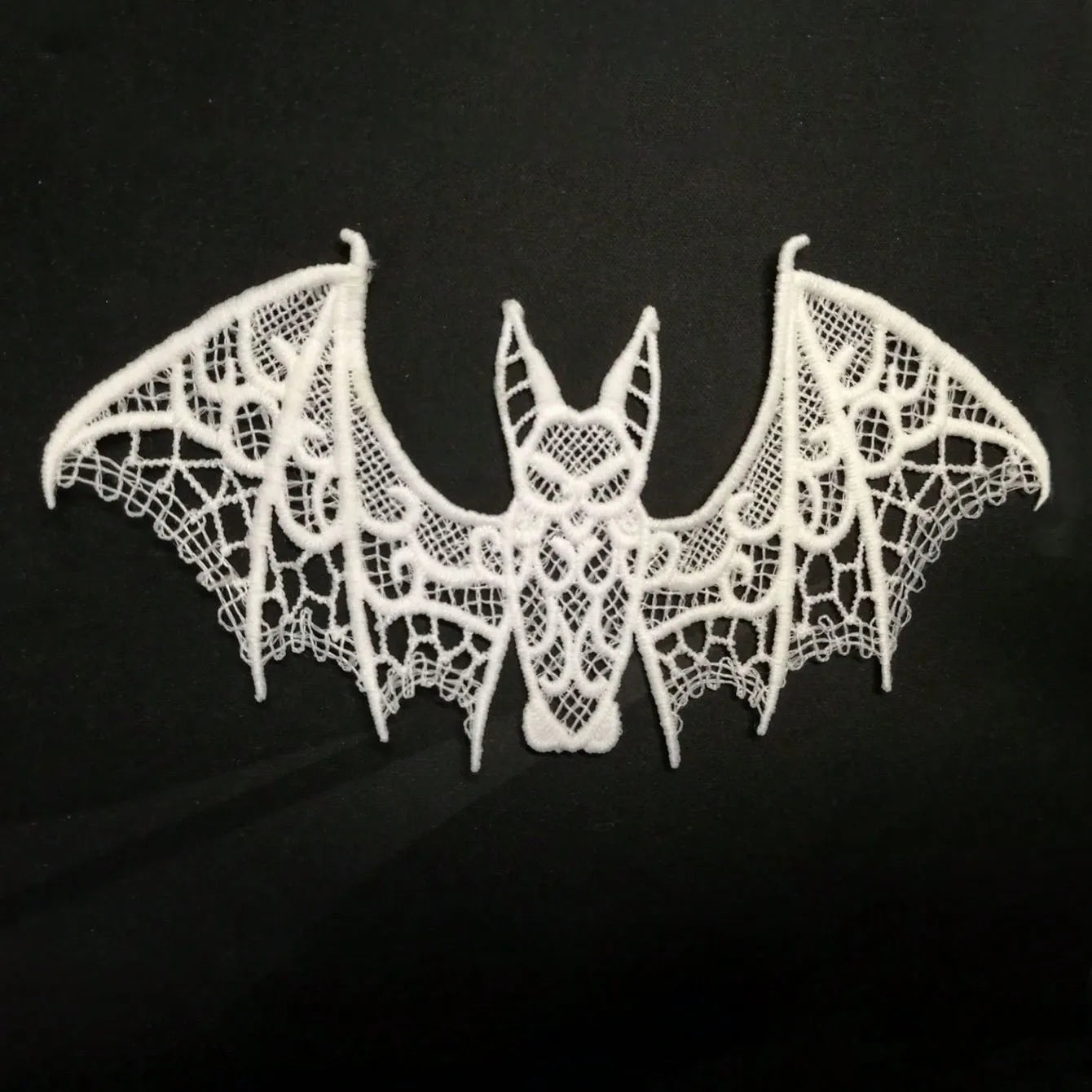 Black Lace Halloween Bat Ghost Festival Decoration by Cravinc