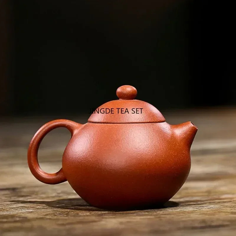 Cravinc 130ml Purple Clay Teapot Raw Ore Zhu Mud Zisha Filter Beauty Tea Kettle