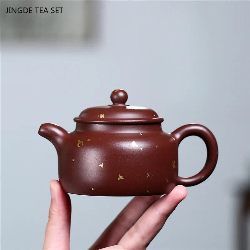 Cravinc 160ml Purple Clay Teapot: Original Handmade Zisha Tea Set